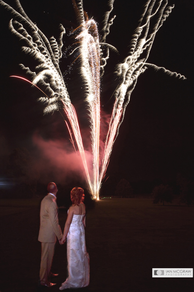 Wedding Fireworks - Sussex - Ian McGraw LBIPP